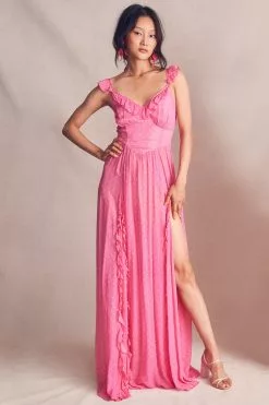 LoveShackFancy Junia Maxi Dress