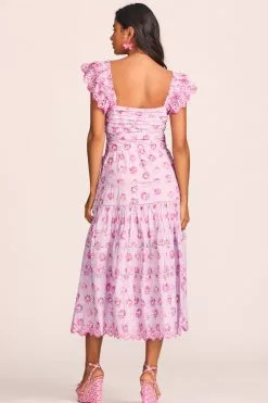 LoveShackFancy Harlyn Midi Dress