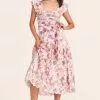 LoveShackFancy Harlyn Midi Dress