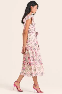 LoveShackFancy Harlyn Midi Dress
