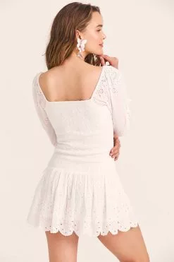 LoveShackFancy Jayce Mini Dress Dresses 14 LoveShackFancy Jayce Mini Dress Dresses