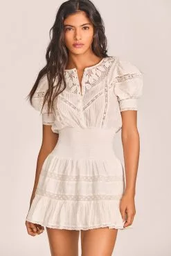 LoveShackFancy Jaislyn Mini Dress New Arrivals