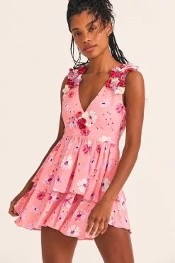 LoveShackFancy New Arrivals Shayna Mini Dress