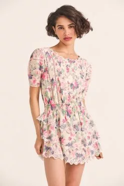LoveShackFancy Mavis Mini Dress New Arrivals