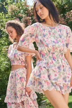 LoveShackFancy Mavis Mini Dress New Arrivals