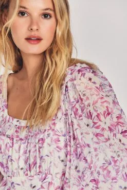 LoveShackFancy Sale Julio Silk Midi Dress