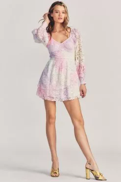LoveShackFancy Alela Mini Dress