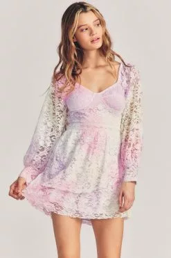 LoveShackFancy Alela Mini Dress