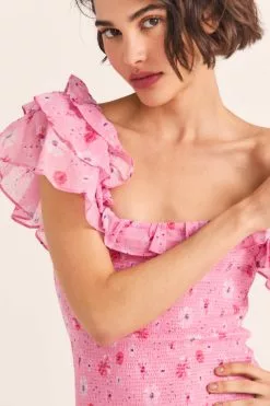 LoveShackFancy New Arrivals Kodie Mini Dress