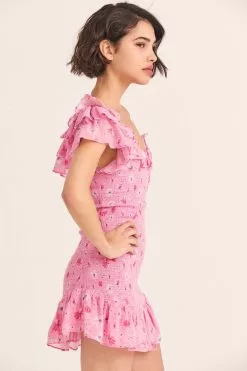 LoveShackFancy New Arrivals Kodie Mini Dress