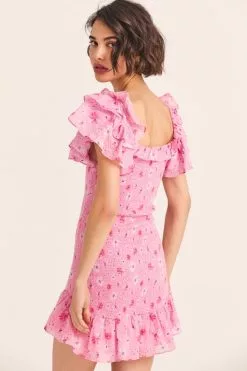 LoveShackFancy New Arrivals Kodie Mini Dress