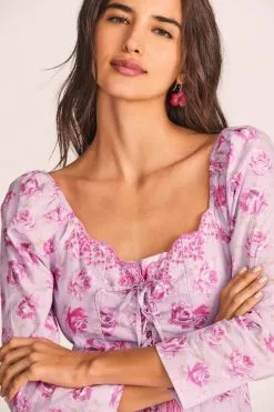 LoveShackFancy New Arrivals Deeba Mini Dress