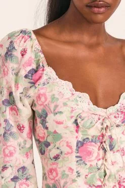 LoveShackFancy New Arrivals Deeba Mini Dress