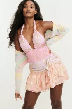 LSF New Arrivals Cambria Halter Mini Dress