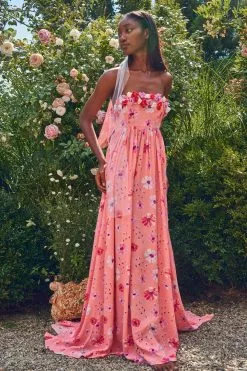 LoveShackFancy New Arrivals Linnson Maxi Dress