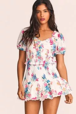 LoveShackFancy New Arrivals Jarrah Mini Dress