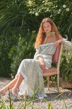 LoveShackFancy Dorabella Crop Top