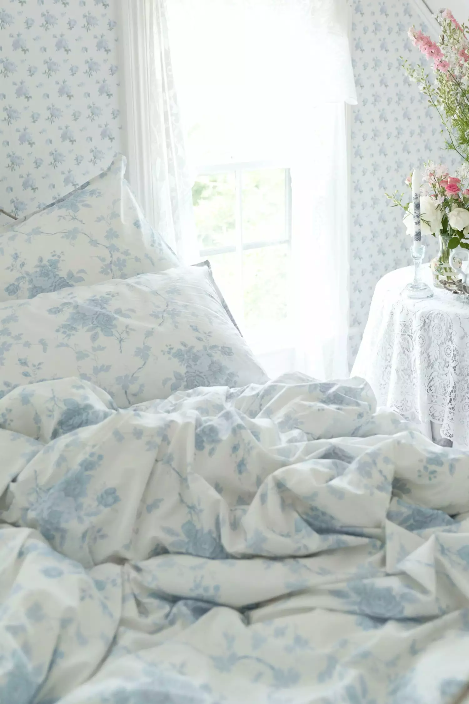 LoveShackFancy La Vie En Rose Duvet Cover & Sham Set View All 10 LoveShackFancy La Vie En Rose Duvet Cover & Sham Set View All