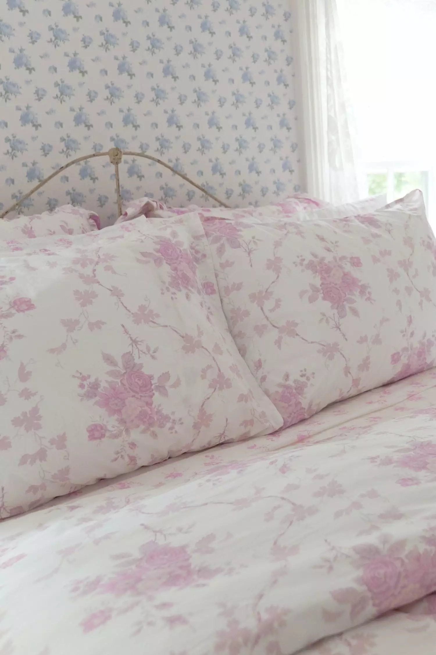 LoveShackFancy La Vie En Rose Duvet Cover & Sham Set View All 4 LoveShackFancy La Vie En Rose Duvet Cover & Sham Set View All