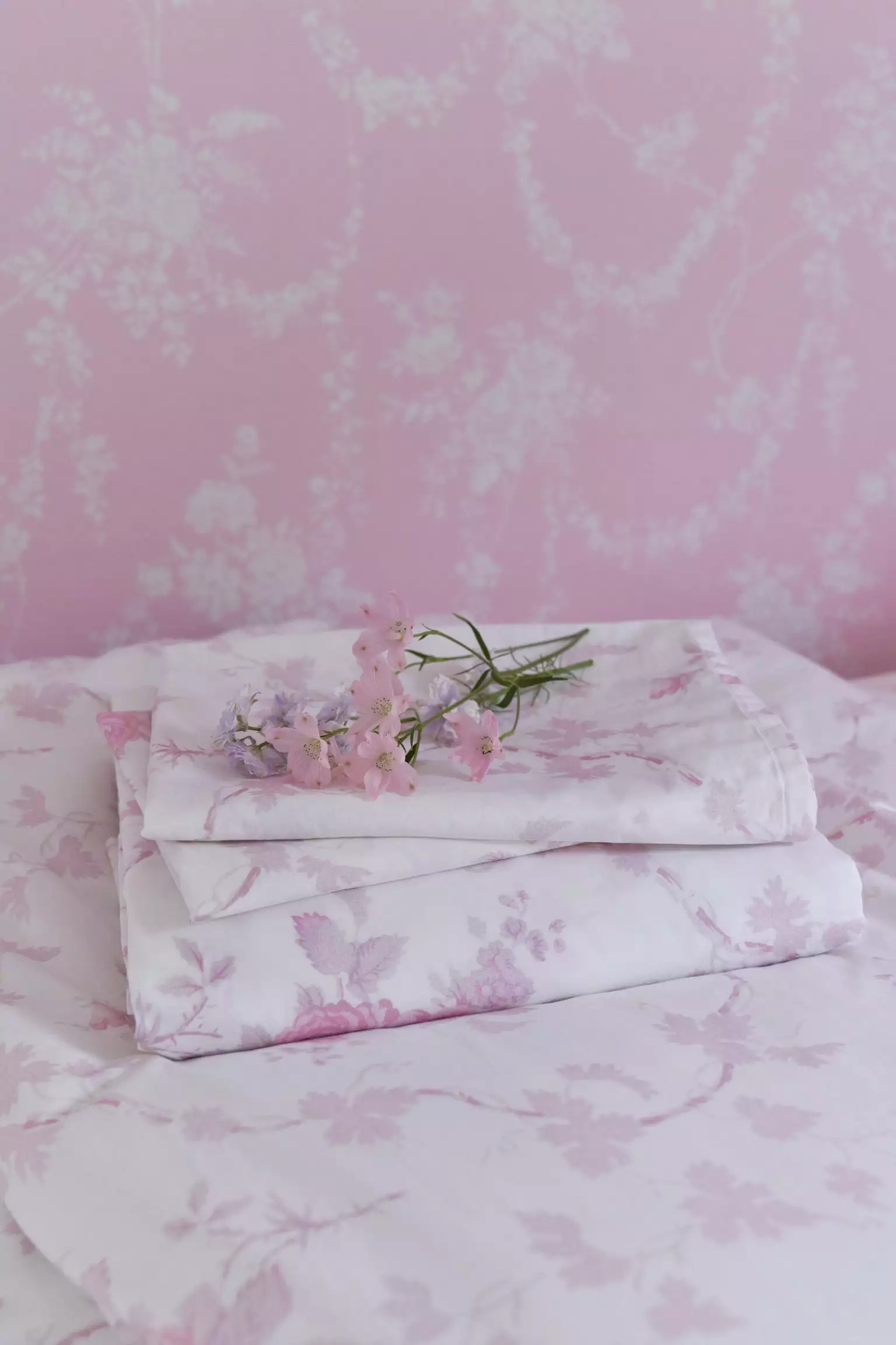 LoveShackFancy La Vie En Rose Duvet Cover & Sham Set View All 7 LoveShackFancy La Vie En Rose Duvet Cover & Sham Set View All
