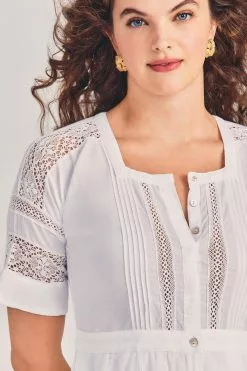 LoveShackFancy Edie Midi Dress