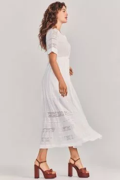 LoveShackFancy Edie Midi Dress