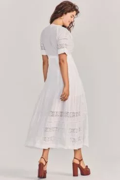 LoveShackFancy Edie Midi Dress