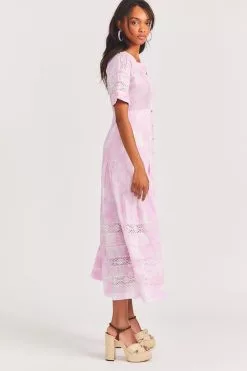 LoveShackFancy Edie Midi Dress