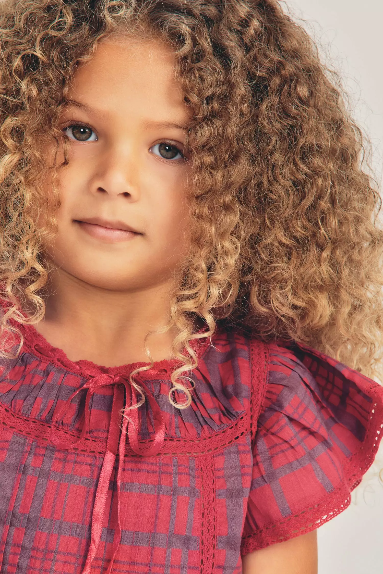 LoveShackFancy Girls Flutter Sleeve Mini Gown 3 LoveShackFancy Girls Flutter Sleeve Mini Gown