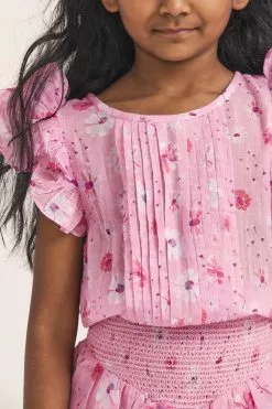 LoveShackFancy Mommy & Me Girls Mini Audette Dress