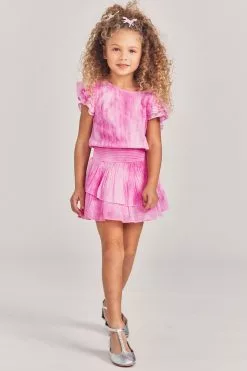 LoveShackFancy Girls Audette Mini Dress Little Girls