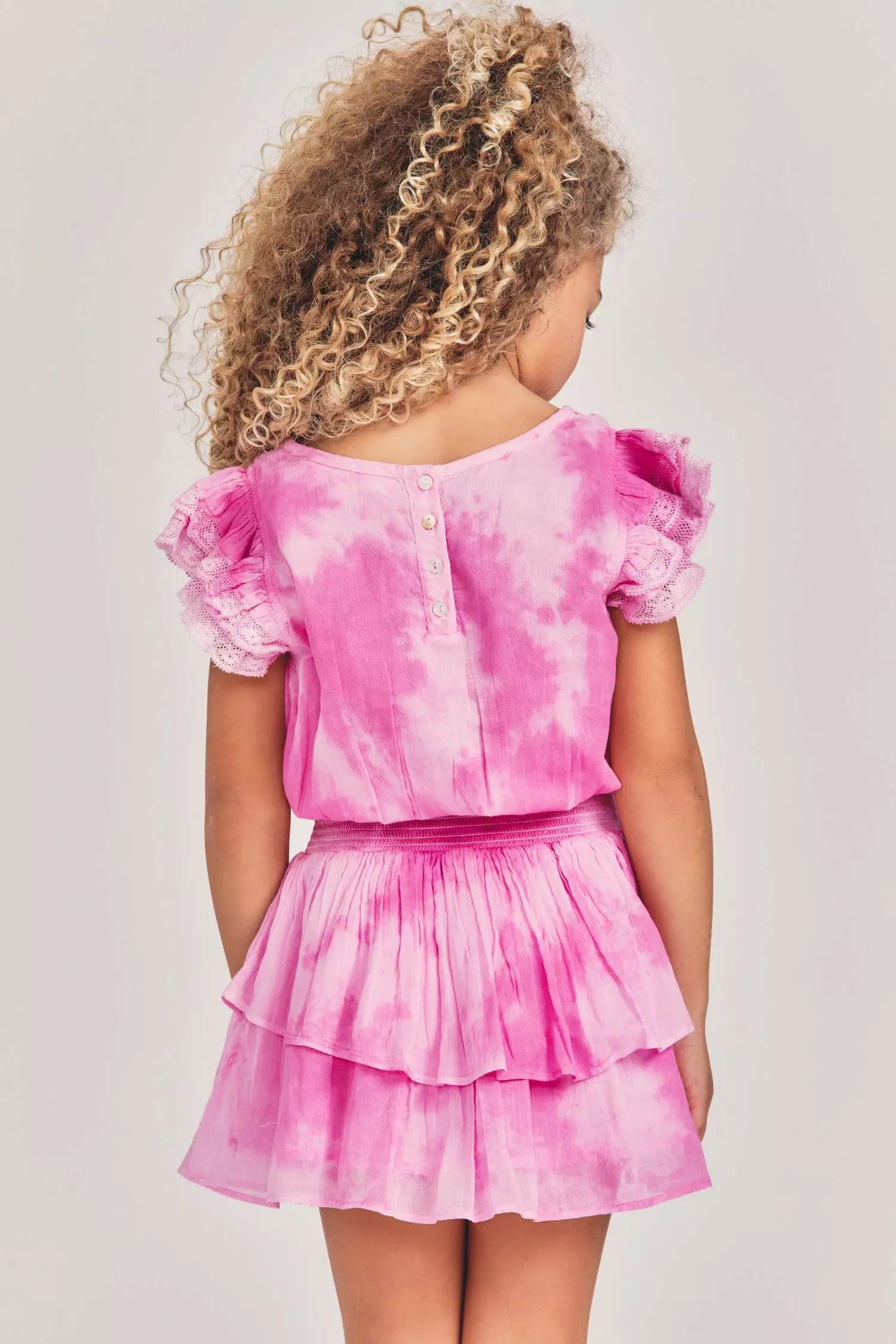 LoveShackFancy Girls Audette Mini Dress Little Girls 3 LoveShackFancy Girls Audette Mini Dress Little Girls