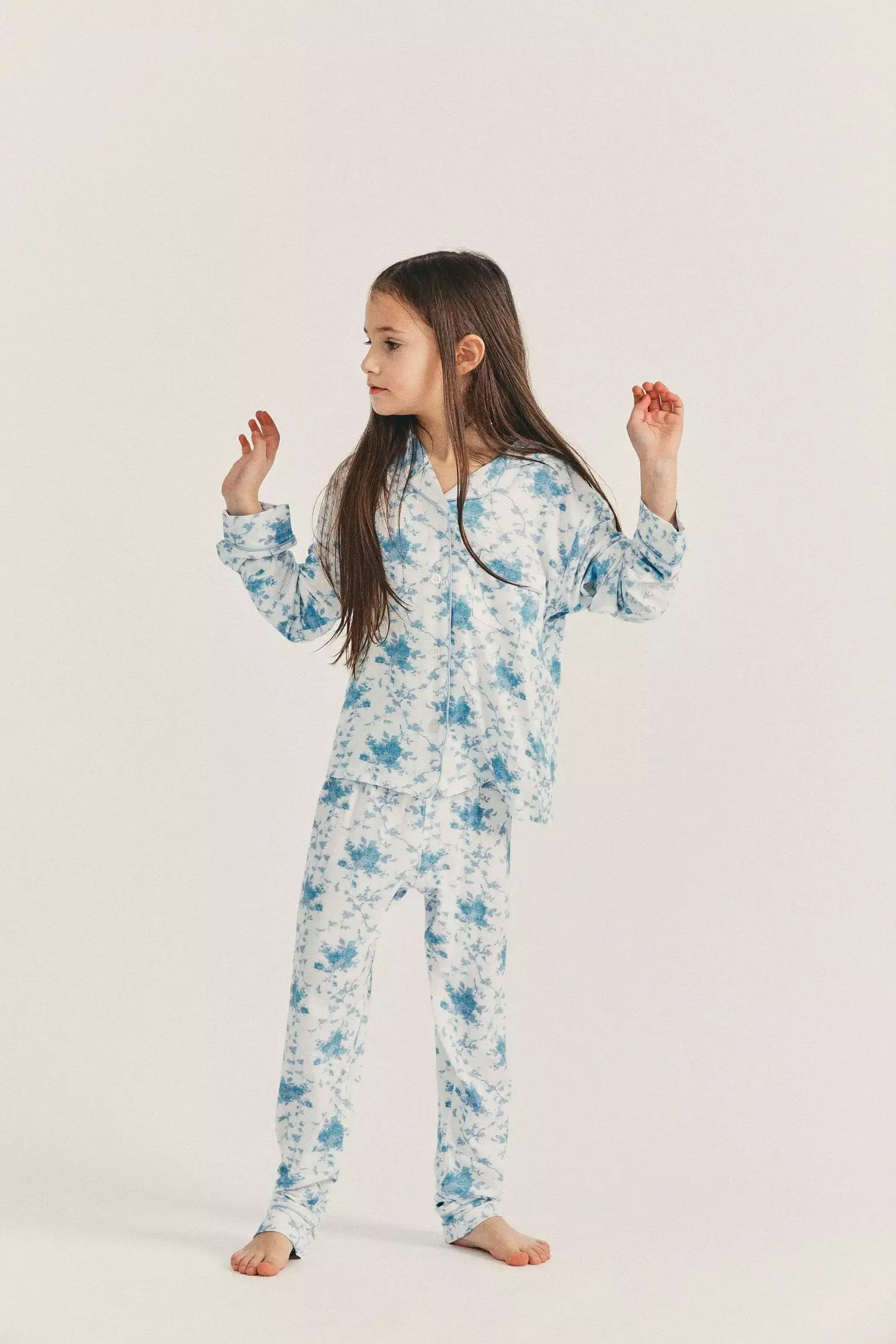 LoveShackFancy LSF X Stripe & Stare Girls Pajamas Sale 1 LoveShackFancy LSF X Stripe & Stare Girls Pajamas Sale