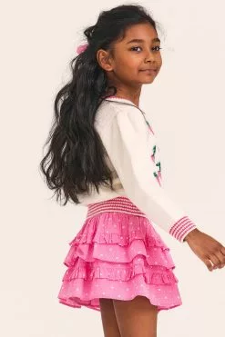 LoveShackFancy Girls Daughtry Pullover