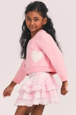 LoveShackFancy Girls Burkley Pullover