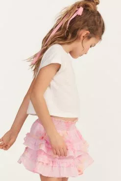 LSF Girls Mini Rubin Tee - WHITE