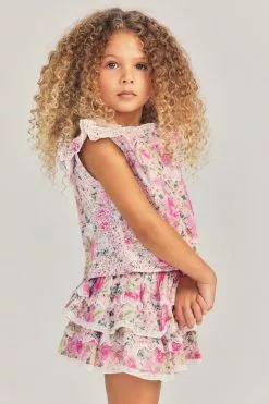 LoveShackFancy Sale Girls Billie Skirt