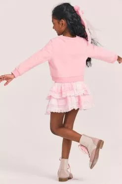 LoveShackFancy New Arrivals Girls Billie Skirt 8 LoveShackFancy New Arrivals Girls Billie Skirt