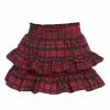 LoveShackFancy Girls Plaid Billie Skirt