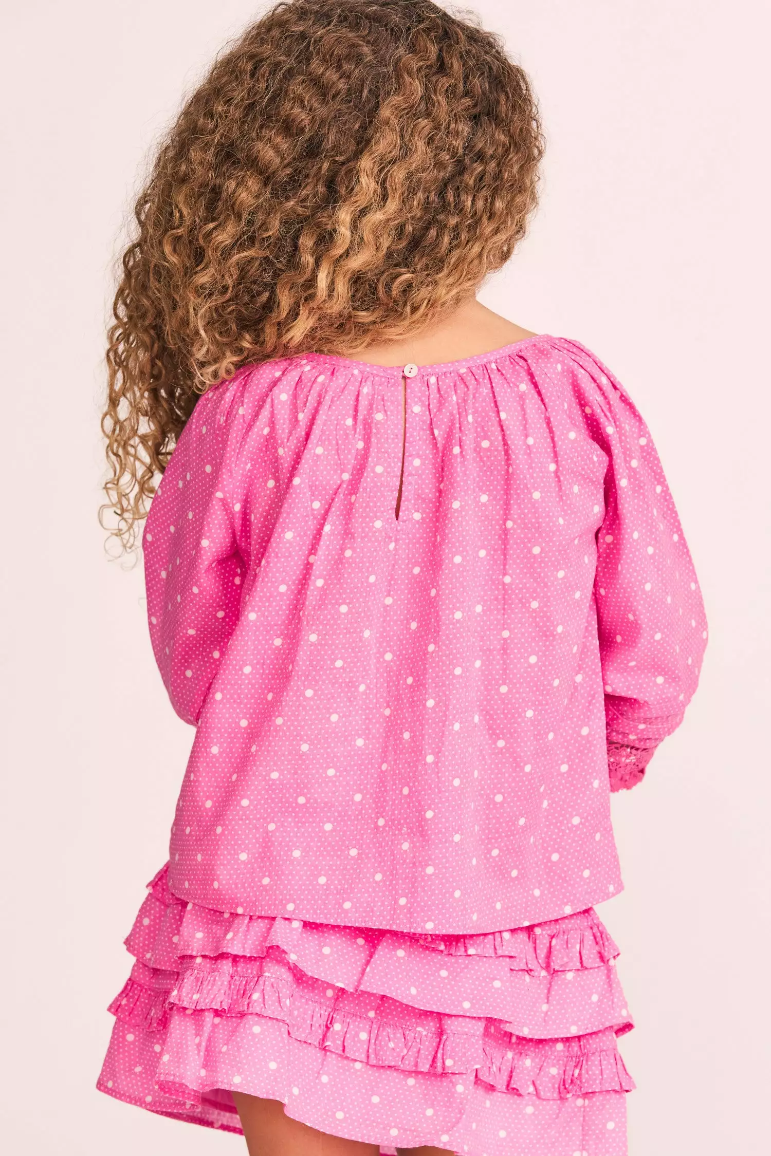 LoveShackFancy Little Girls Girls Alanza Top 4 LoveShackFancy Little Girls Girls Alanza Top