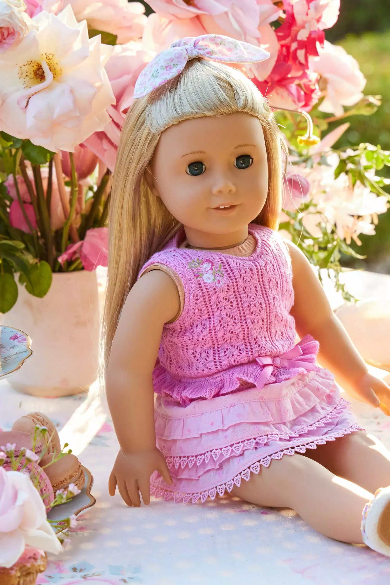 LoveShackFancy X American Girl Doll Garden Party Peplum Top 2 LoveShackFancy X American Girl Doll Garden Party Peplum Top