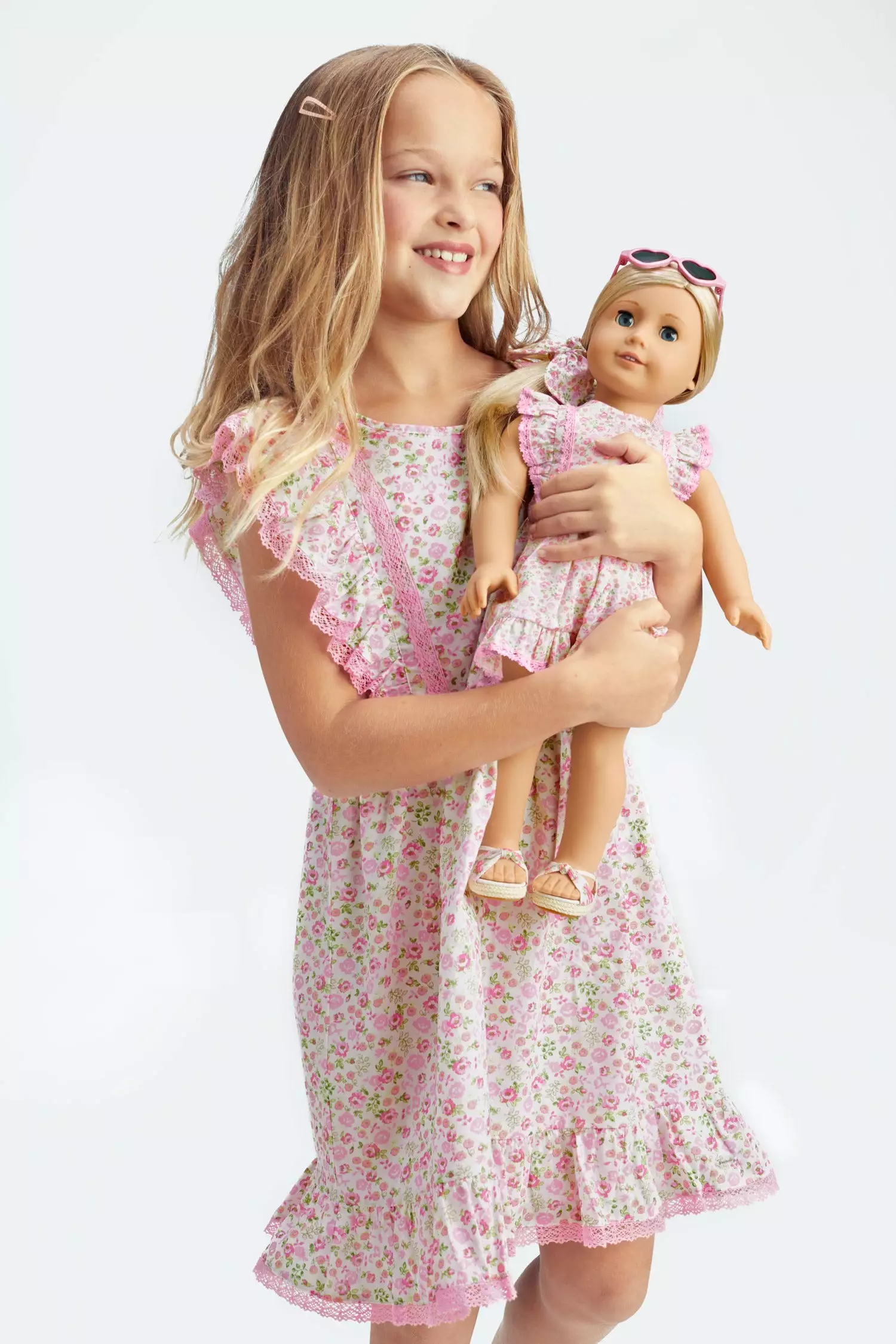LoveShackFancy X American Girl Girls Floral Flutter Day Dress Mommy & Me 1 LoveShackFancy X American Girl Girls Floral Flutter Day Dress Mommy & Me