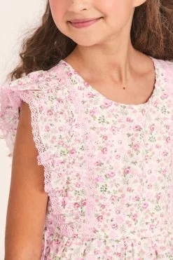LoveShackFancy X American Girl Girls Floral Flutter Day Dress Mommy & Me 9 LoveShackFancy X American Girl Girls Floral Flutter Day Dress Mommy & Me