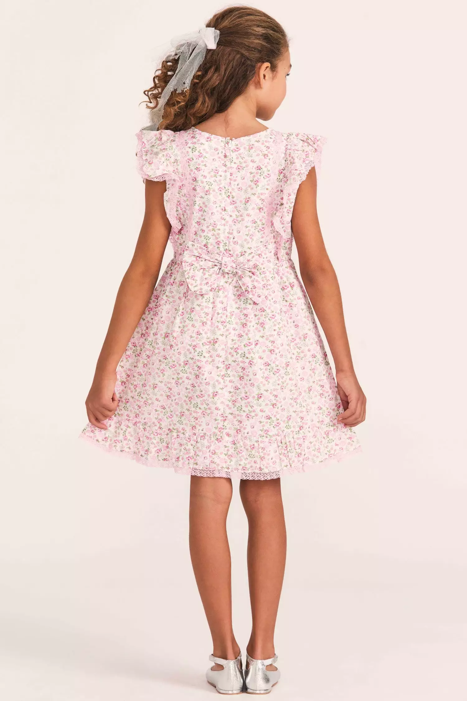 LoveShackFancy X American Girl Girls Floral Flutter Day Dress Mommy & Me 5 LoveShackFancy X American Girl Girls Floral Flutter Day Dress Mommy & Me