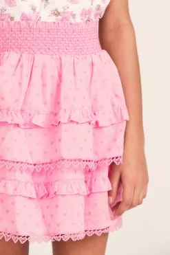 LoveShackFancy X American Girl Girls Rosy Ruffle Billie Skirt 10 LoveShackFancy X American Girl Girls Rosy Ruffle Billie Skirt