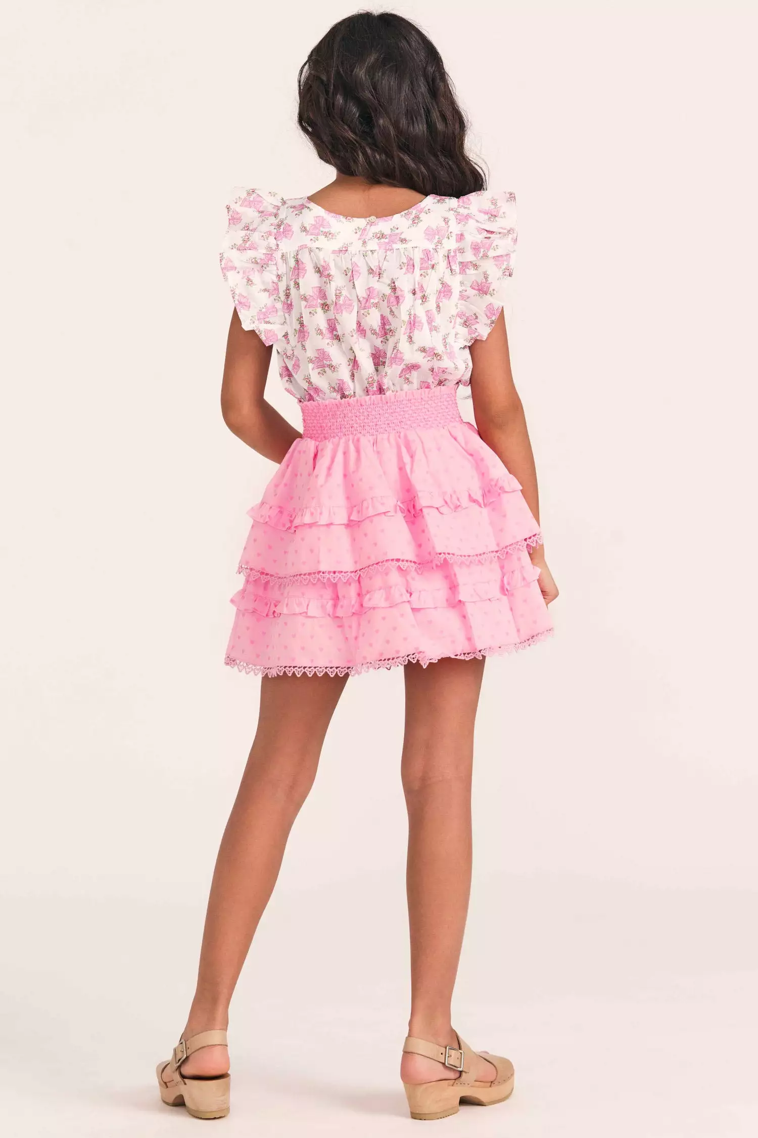 LoveShackFancy X American Girl Girls Rosy Ruffle Billie Skirt 5 LoveShackFancy X American Girl Girls Rosy Ruffle Billie Skirt