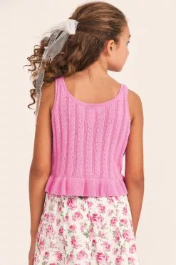 LoveShackFancy X American Girl Girls Garden Party Peplum Top
