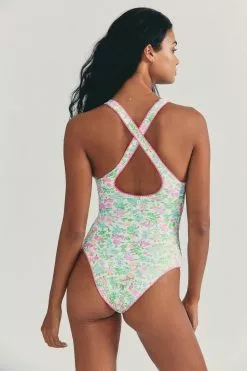 Sale LoveShackFancy X Hurley Reversible Cheeky One Piece Swimsuit