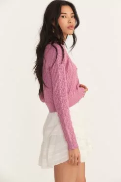 LoveShackFancy Janie Cropped Cardigan New Arrivals