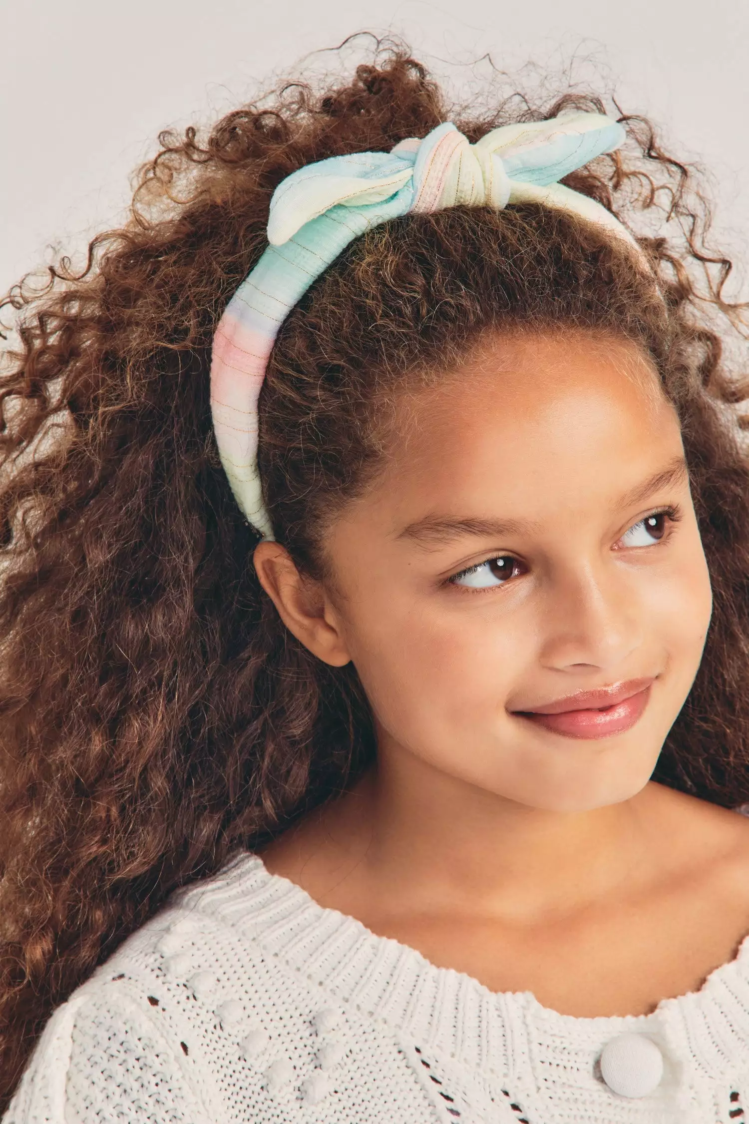 Sale LoveShackFancy X Lele Sadoughi Girls Printed Bow Tie Headband 1 Sale LoveShackFancy X Lele Sadoughi Girls Printed Bow Tie Headband